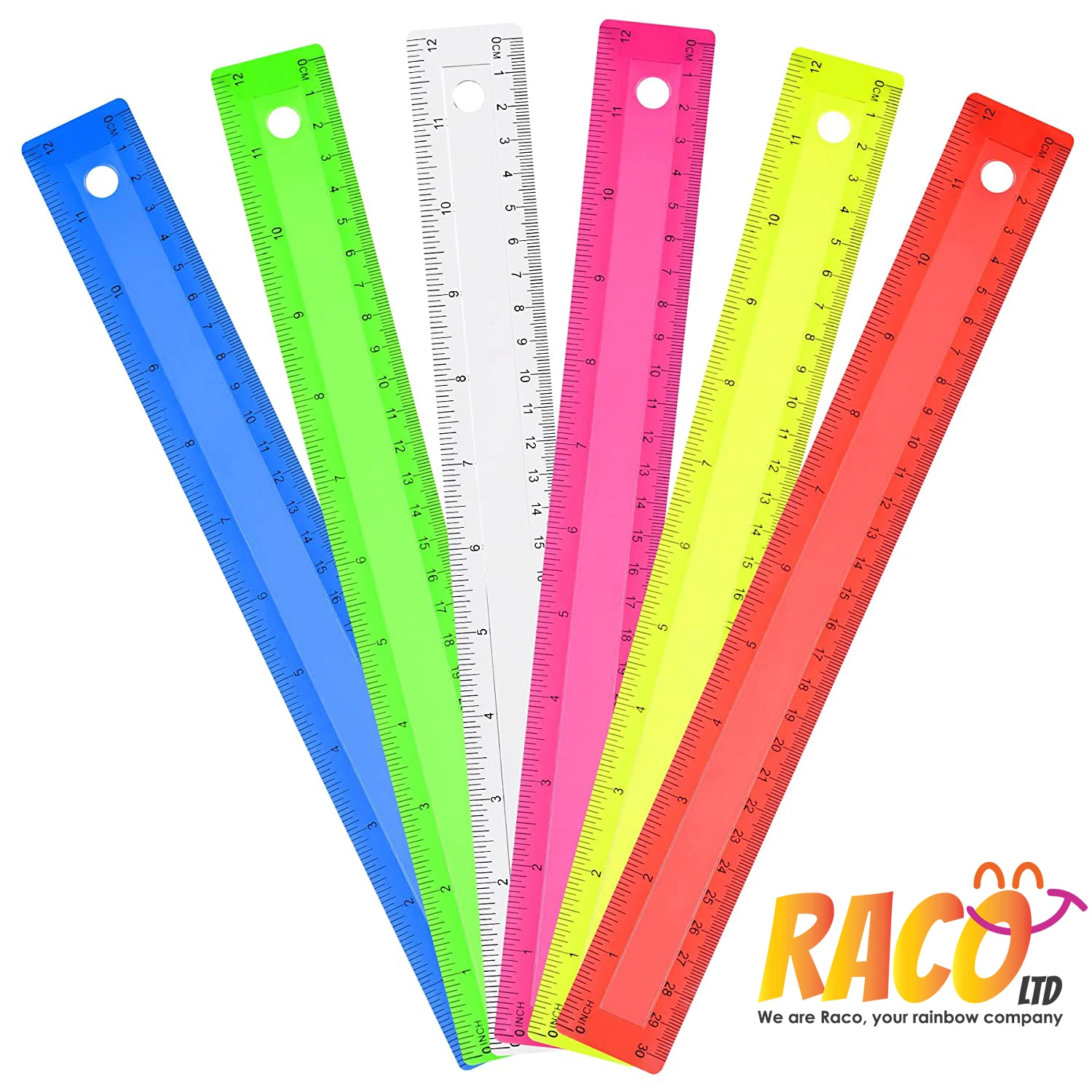 6 видов цветов 30 пакет пластиковая линейка 12 дюймов прямые линейки гибкие нерушимая безопасно мягкая прозрачная защитная плёнка пластиковый прямой плоский линейка