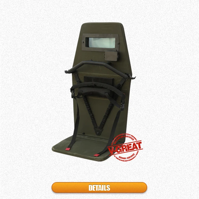 Military exercise shield V-QRS 001 military police riot shield safety ballistic shield