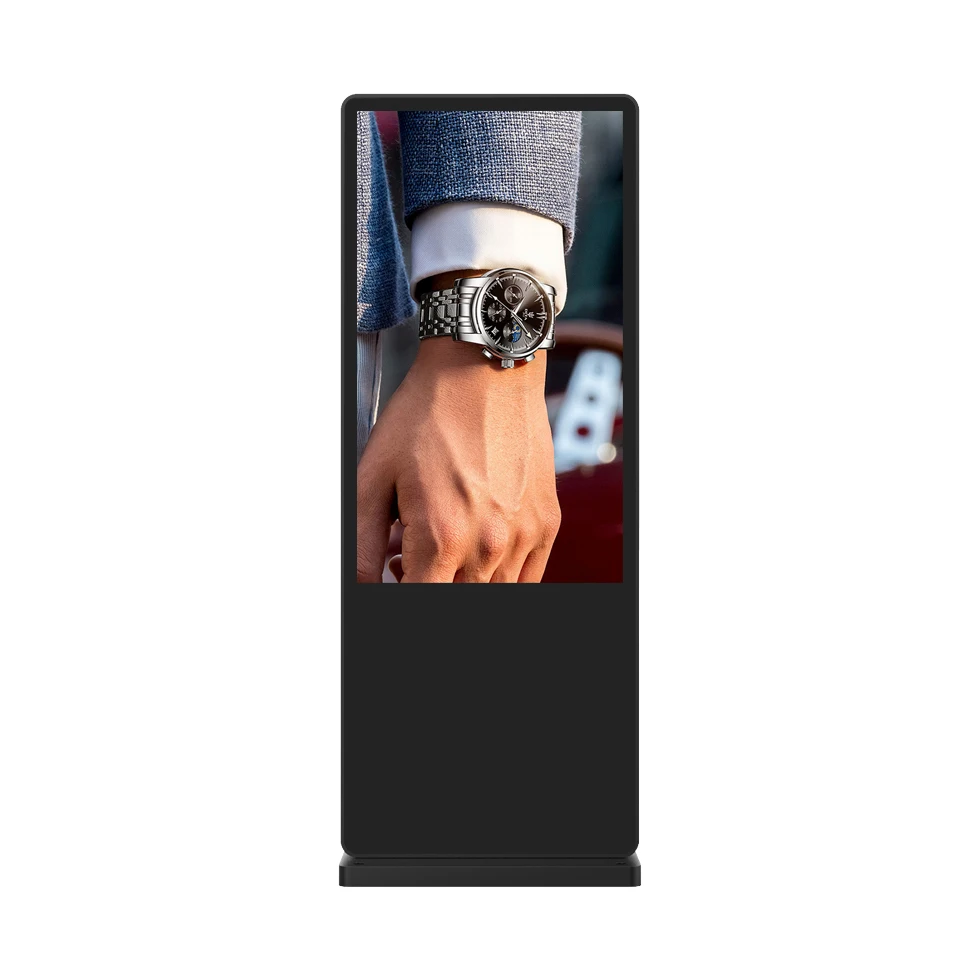 Outdoor advertising machine vertical LCD high brightness rain and acrylic led display traffic information display board