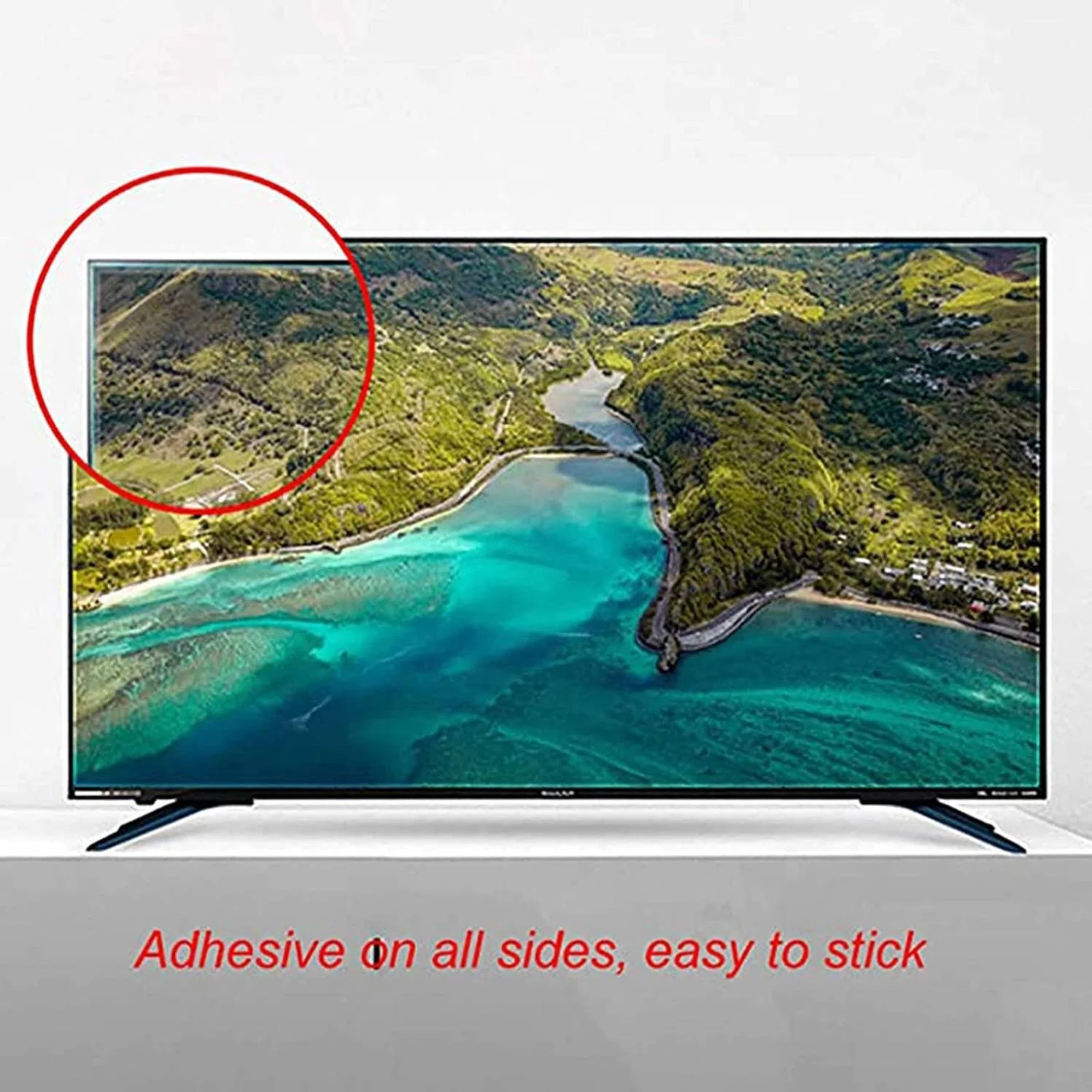 Прозрачная Противоударная защитная пленка HD для экрана телевизора 32-75 дюймов для Sharp Sony Samsung Hisense LG 65 дюймов