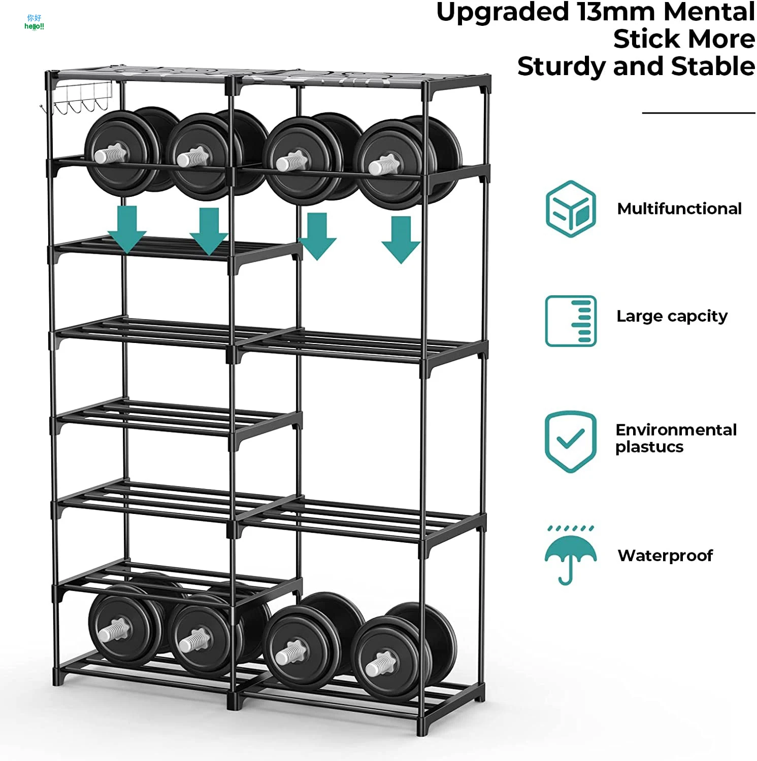 4 Layer Folding Shoe Rack Portable Shoe Rack Cabinet Diy Bedroom Furniture