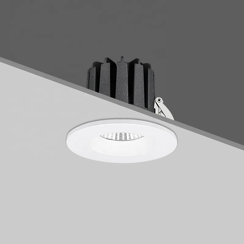 0-10V  Dimmable  LED downlight 10W 12W Cob Led Ceiling Down Light