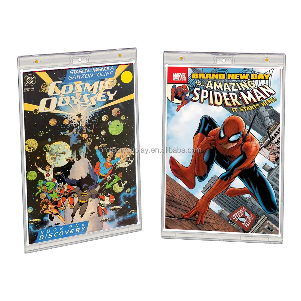 Comic One Touch Magnetic Holder for Current / Silver Size Comic Book Protector Display Slab Case UV Protection