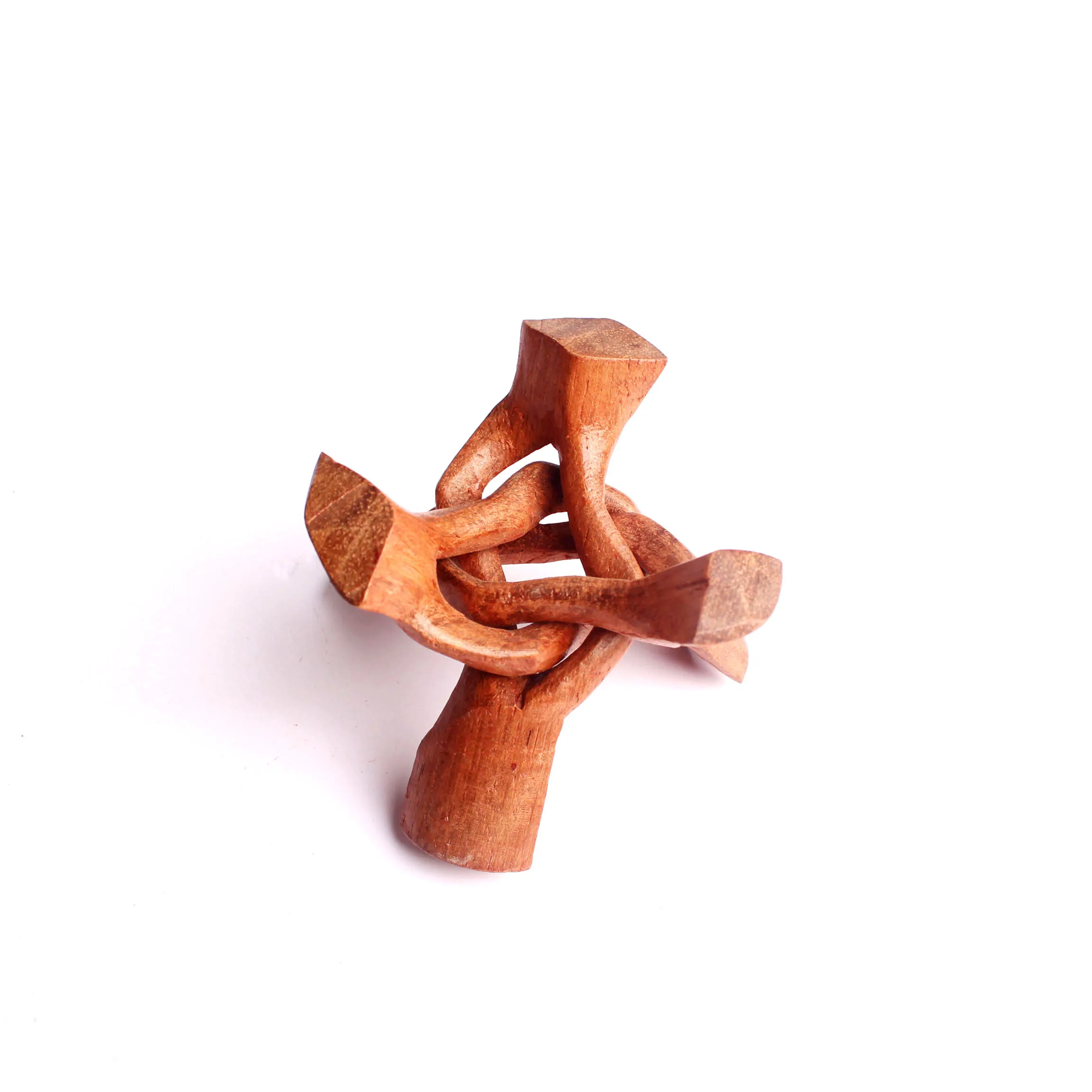 Gemstone Ball Solid Wood Base Carving Display Stand Sphere for Home Decoration