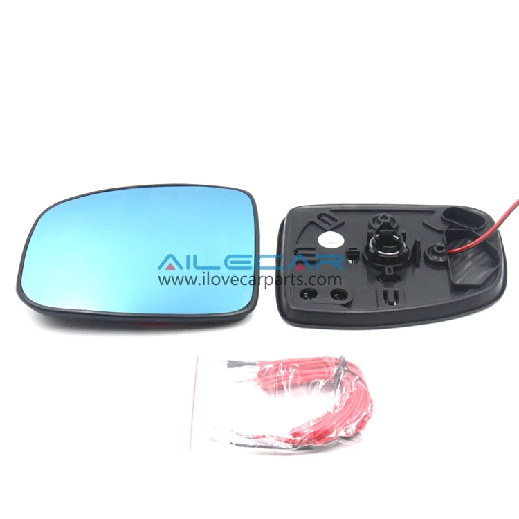 antiglare blue side mirror with arrow led turn signal light for 2015 Honda Fit