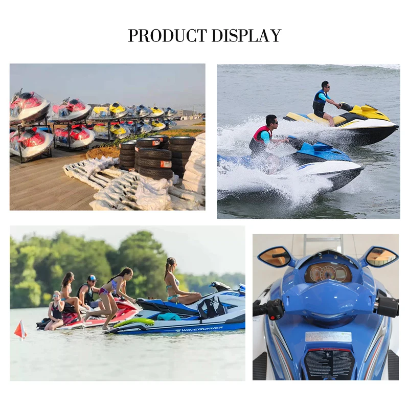 Fast Speed 3 Seats Water Sports Entertainment 1300cc Jetski 4-stroke 63kw 3.2m Racing Motorboat Jet Ski