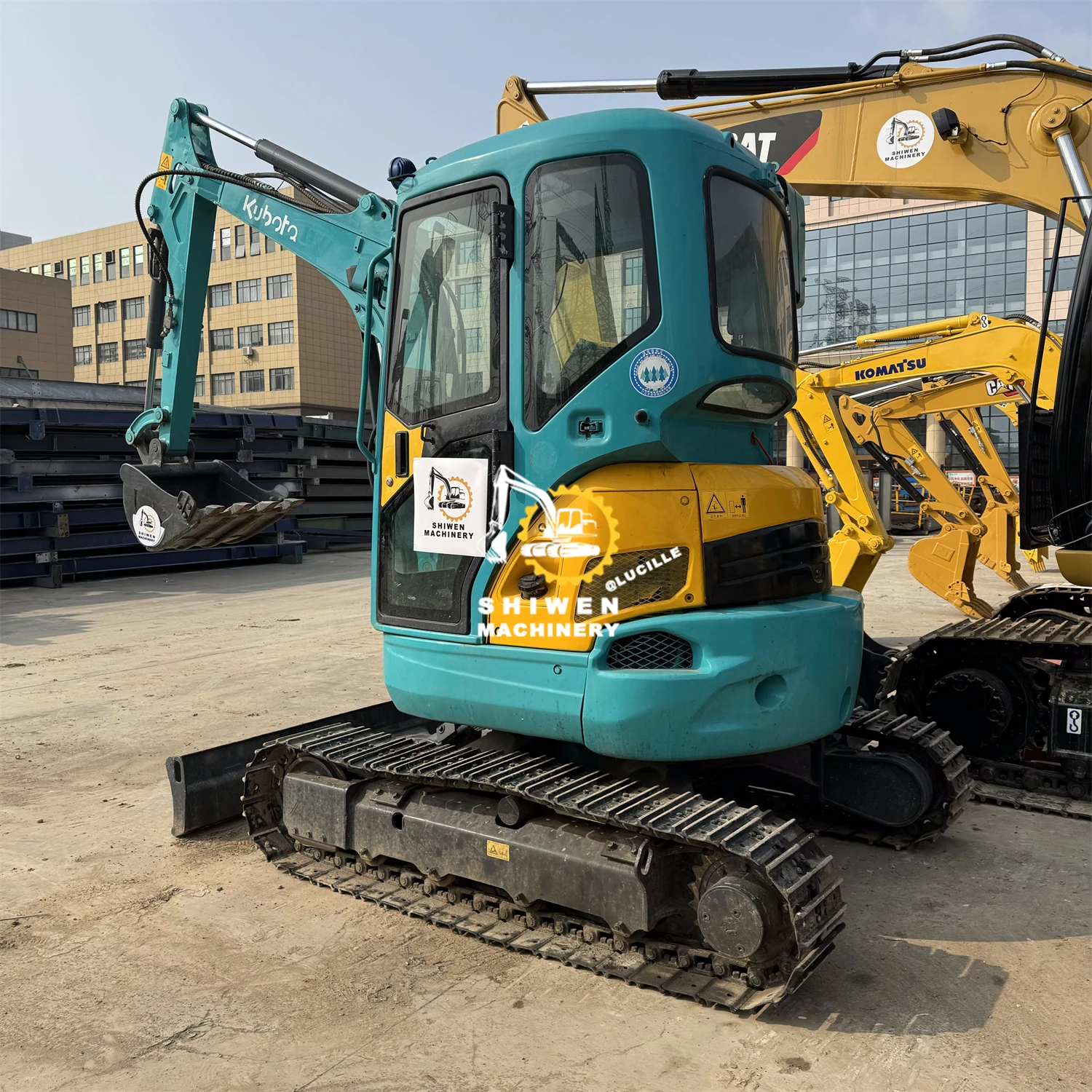 in Stock Used Kubota U35 Mini Crawler Excavator Secondhand KUBOTA U35 U55 Excavadora Building Digger Strong Engine Construction