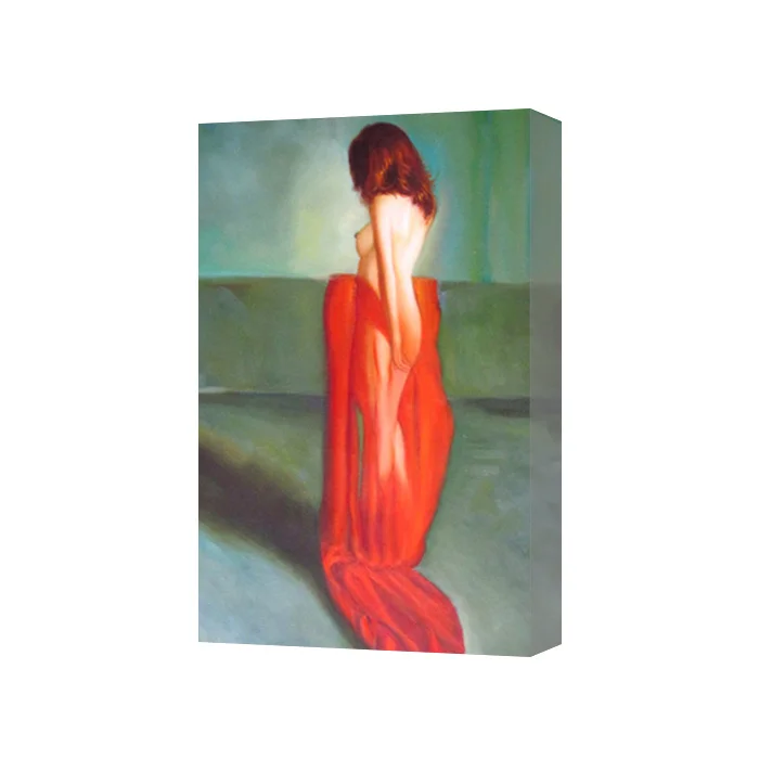 Hot sale Hand Painted Wooden Frame Modern Wall Art Canvas Painting Home Decors Abstract Oil Painting