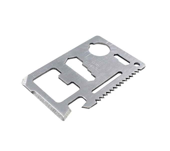 Oem Mini Pocket Card Life-saving Multifunctional Tools Outdoor Survival Tool