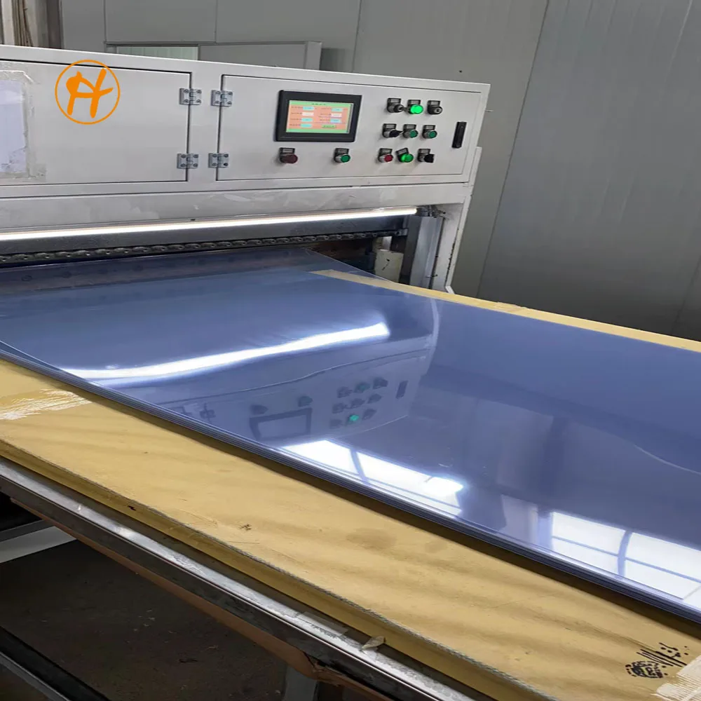 Clear Cheap PVC Rigid Sheet plastic Garment Template cutting