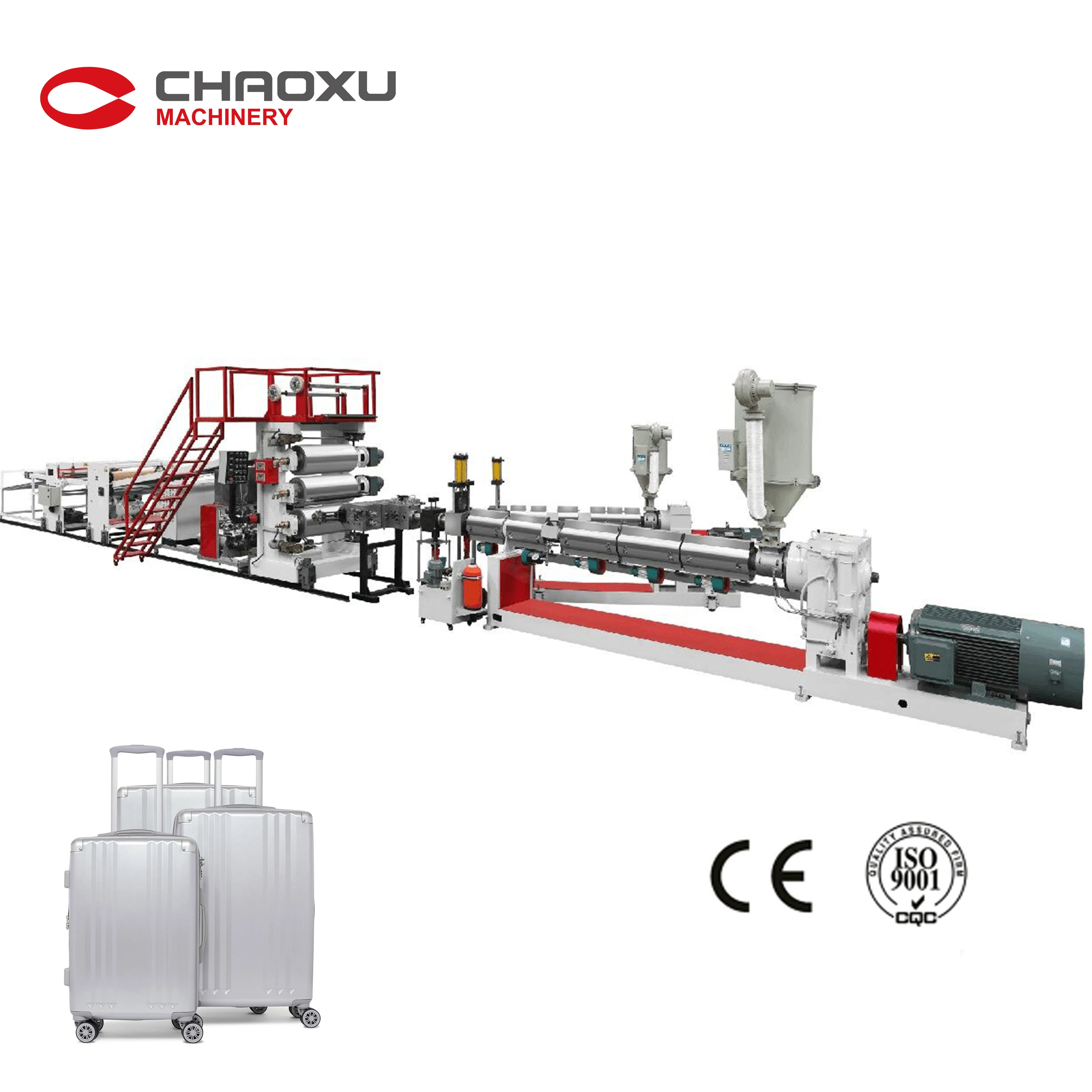 Luggage Bags Machine Manufacturer Abs Pc Plastic Sheets Extrusion Machine Production Line