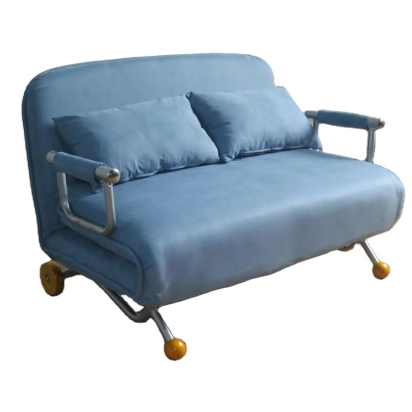 Современная дизайнерская мебель для отдыха, металлическая конструкция из микрофибры, футон, экономия пространства, Любовное сиденье, мини-диван-кровать, мебель