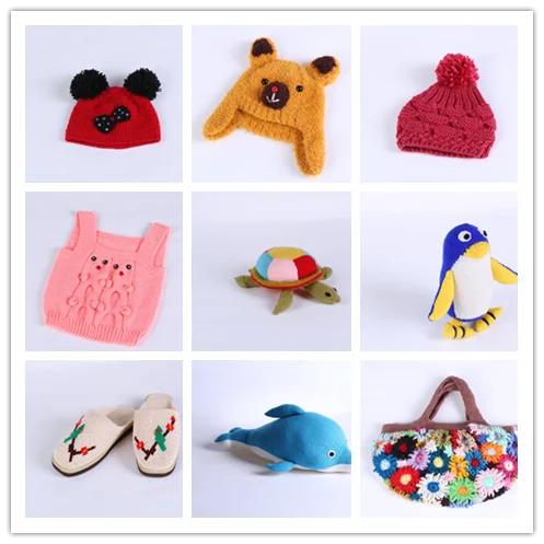 Heny factory Imitation Mink Down Feather Hand Knitting Stick Needle Knitting Hat Scarf Crochet Yarn Special Fur Fancy Yarn