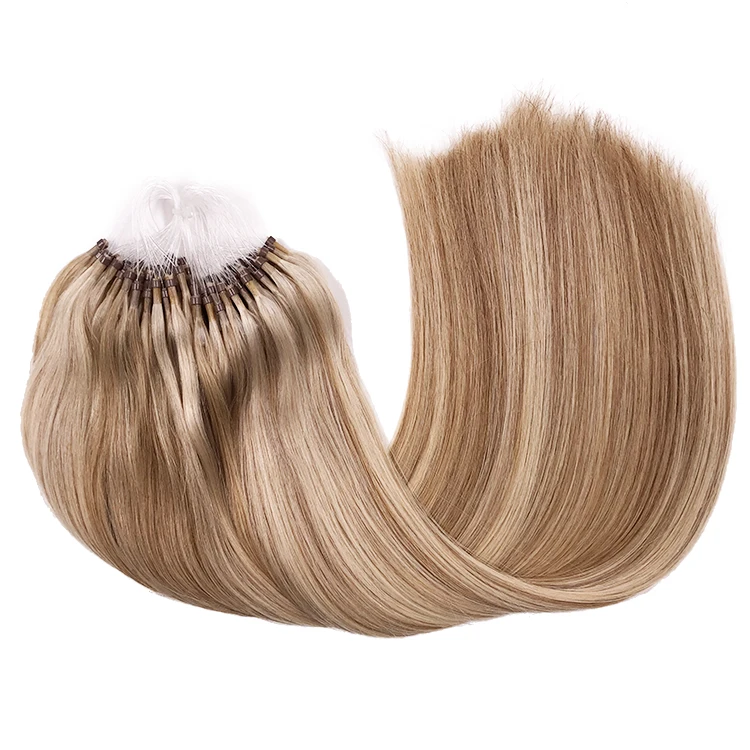 Wholesale Factory Supply Double Drawn 100% Raw Virgin Hair Micro Loop Hair Extensions
