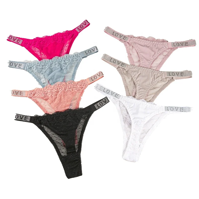 Кружевные Трусики со стразами