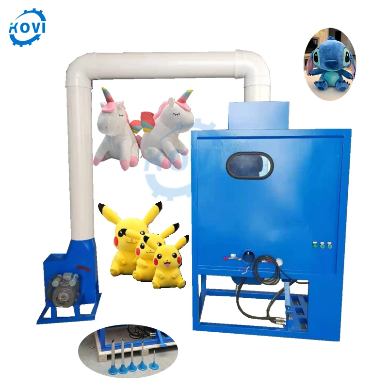 portable pillow fiber cotton toy filling machine soft plush toy stuffing filling machine