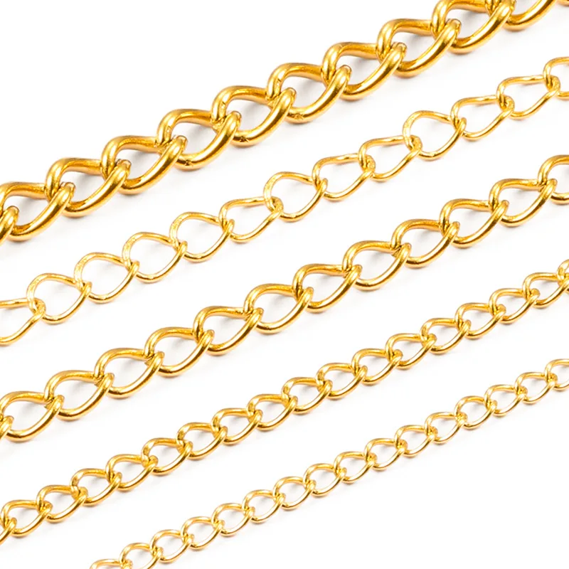 Цепочка для ювелирных изделий из нержавеющей стали 18k Pvd