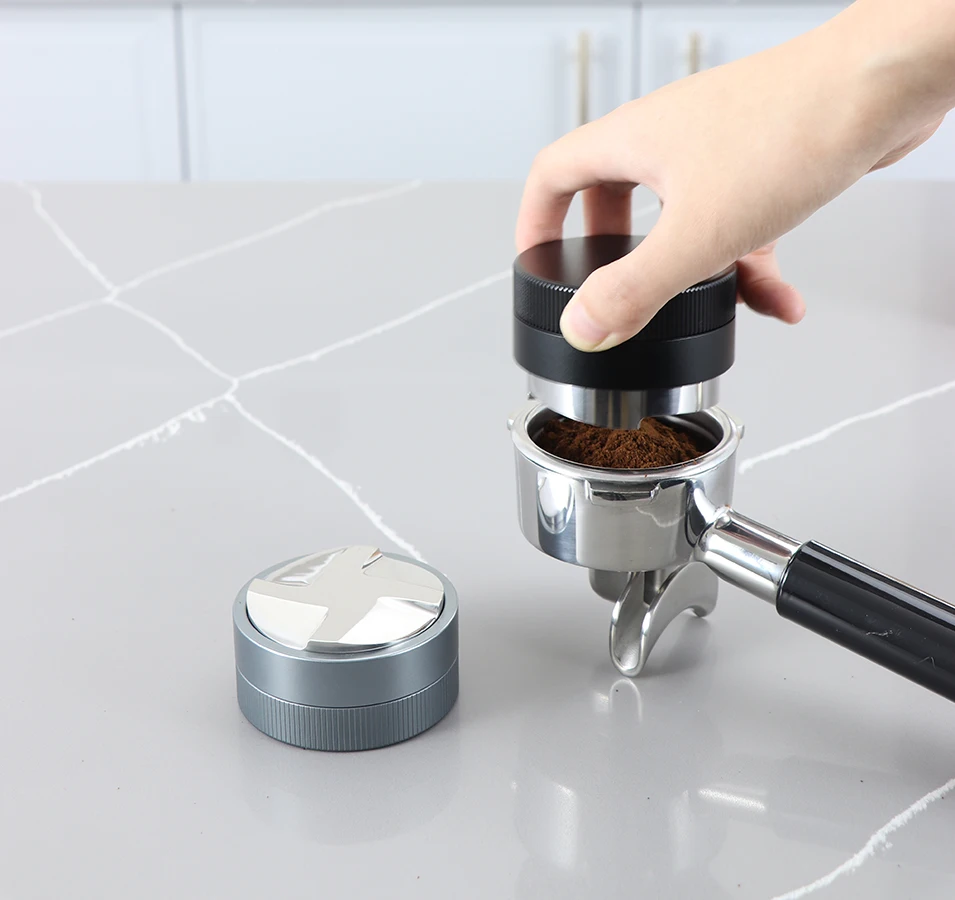 Гравитационный адаптивный распределитель кофе 4 листа дизайн инструмент для обжарки 51 мм эспрессо