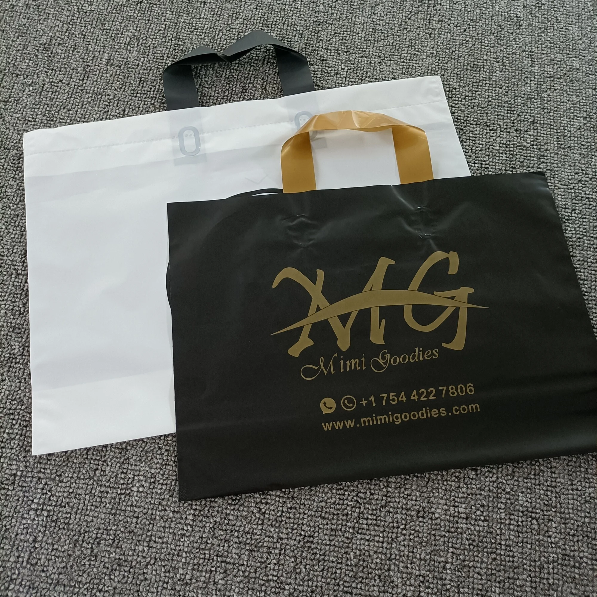 Customized Wholesale Eco Friendly Shopping Handle Bags for Shopping for Gift and Clothes