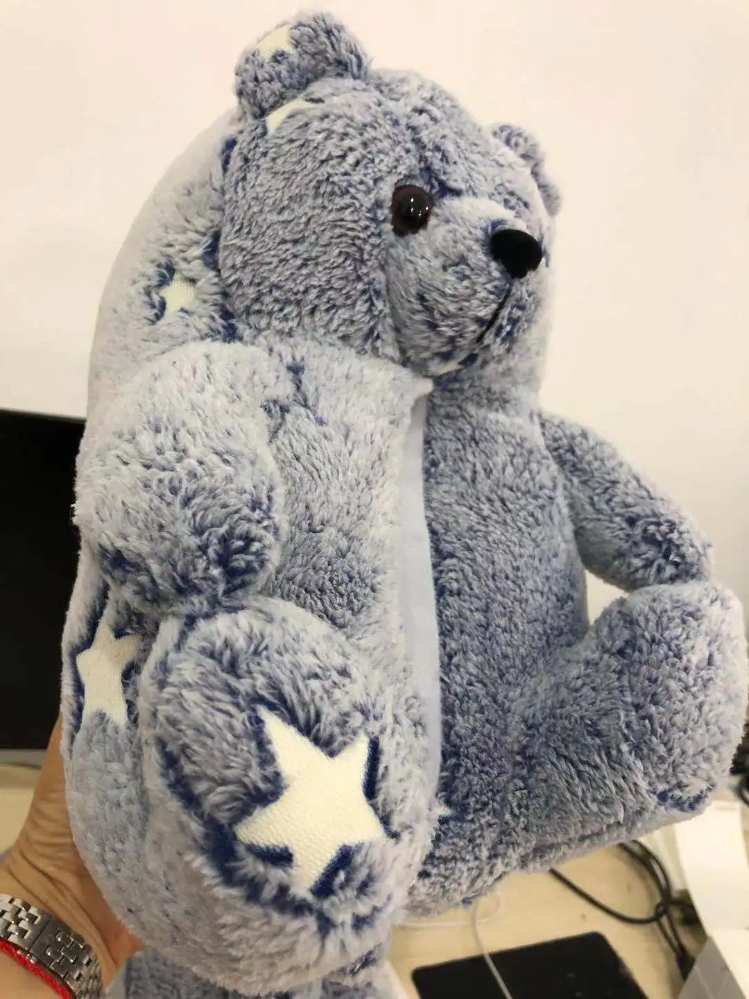 Order 3 Ship 5 high quality thick glow teddy bear slides warm fur indoor slippers best selling with high delivery speed