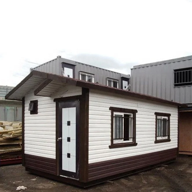 Low cost mobile 20ft living units container building living units with toilet