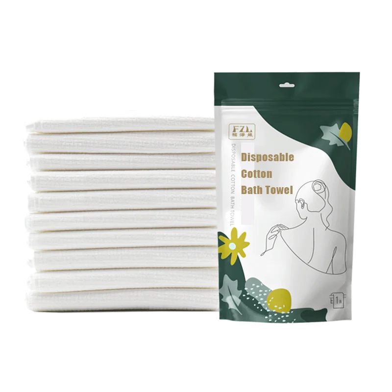Fuzelong Disposable Towels Non-woven Cotton Hotel Travel Comfortable Bath towel Hotel Towel