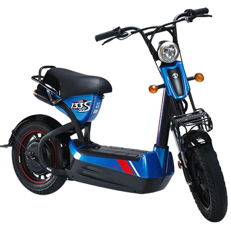 Motor 500W 60V/72V Battery Acid Lithium9 tubes controller High Speed 14 Inch Tyre China  Seat Steel Electric Bicycle