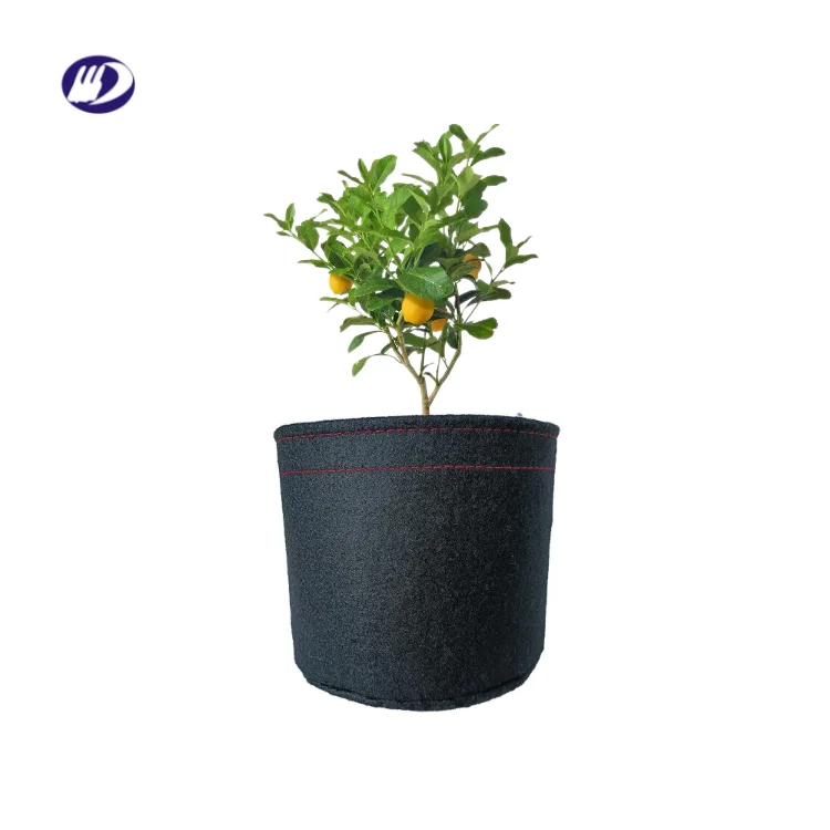 Perfectbio wholesale custom 5 Gallon breathable fabric pots felt garden potato grow bag without handle for tree farms