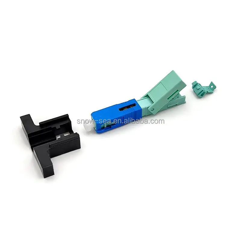 FTTH Passive SC/UPC SC/APC Quick Field Assemble Wedge T Click Type Fiber Optic Fast Connector