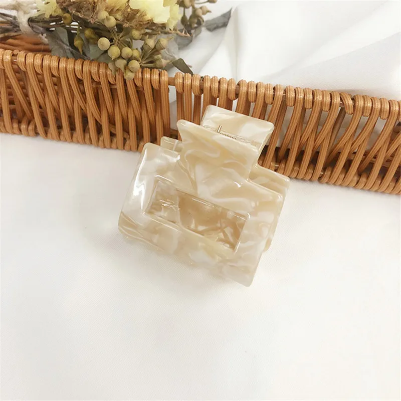 High Quality Acrylic Accessories Claws For Women Hair Holder Acetate Leopard Hair Claw Clips