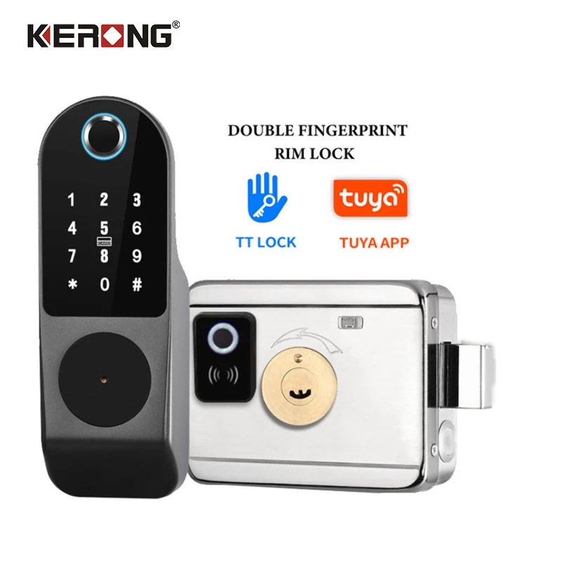 Waterproof Digital Outdoor Large Gate Smart Home TTlock APP Control Metal Door Lock