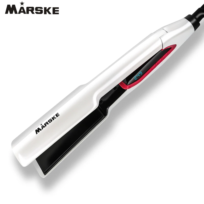 
Quickly Heated Ceramic Coated Temperature Adjustable Hair Straightener Straight Hair+curl Hair Electric ABS+ Ceramic 