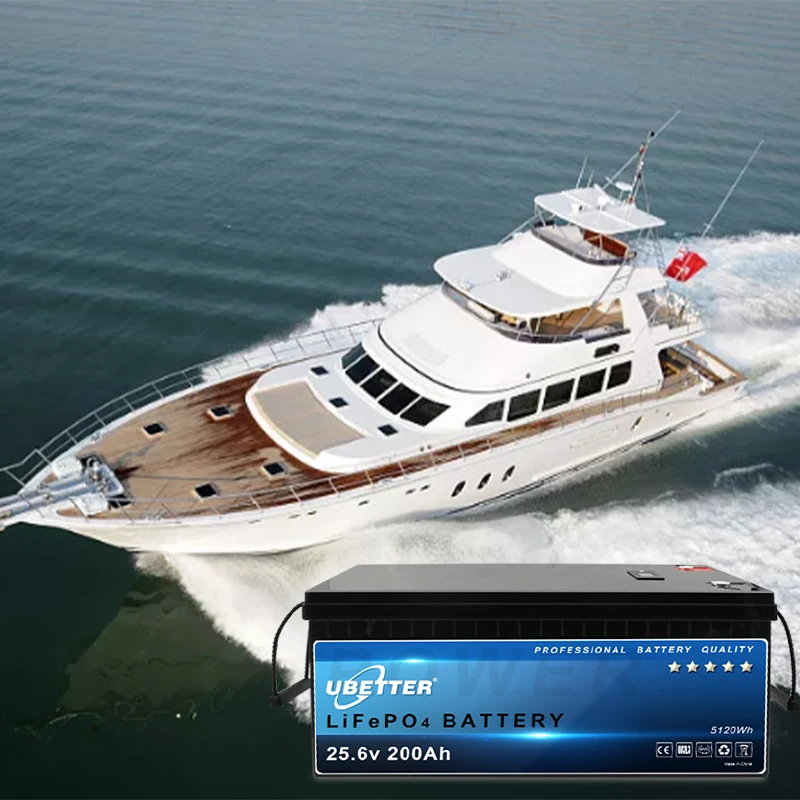 Outdoor Solar Energy Storage System 25.6v 200ah  Cycle Electric   Refrigerator Truck lithium li ion  phosphate yacht battery