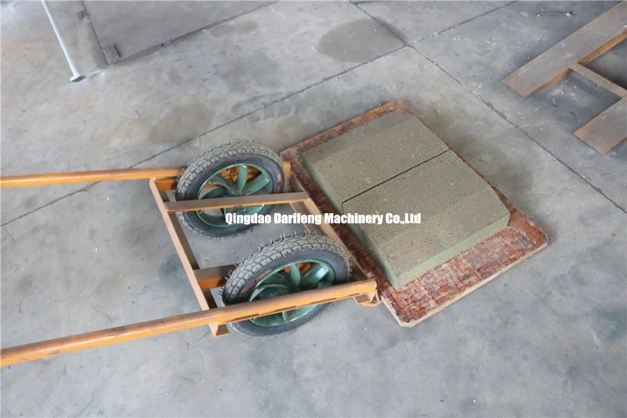 limestone block making machine  hollow paver maker cinder cement rd4-28complete set of automatic brick-making machine