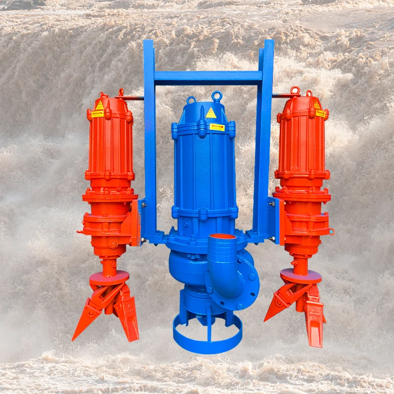 high pressure Cr20 alloy impeller submersible dirty water pump for mining and river