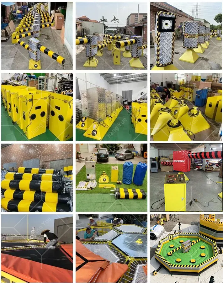 Hot Inflatable Wipeout Obstacle Course For Sale , Inflatable Meltdown Game Machine Sale