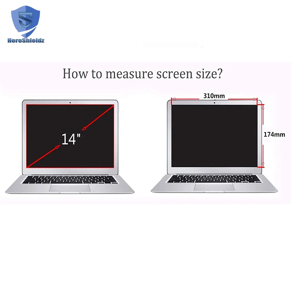 
For MacBook 13' Air/Pro/Retina/Touch Bar Privacy Screen Protector Filter, Anti Glare Matte 2 Ways Anti-Spy Laptop Film 