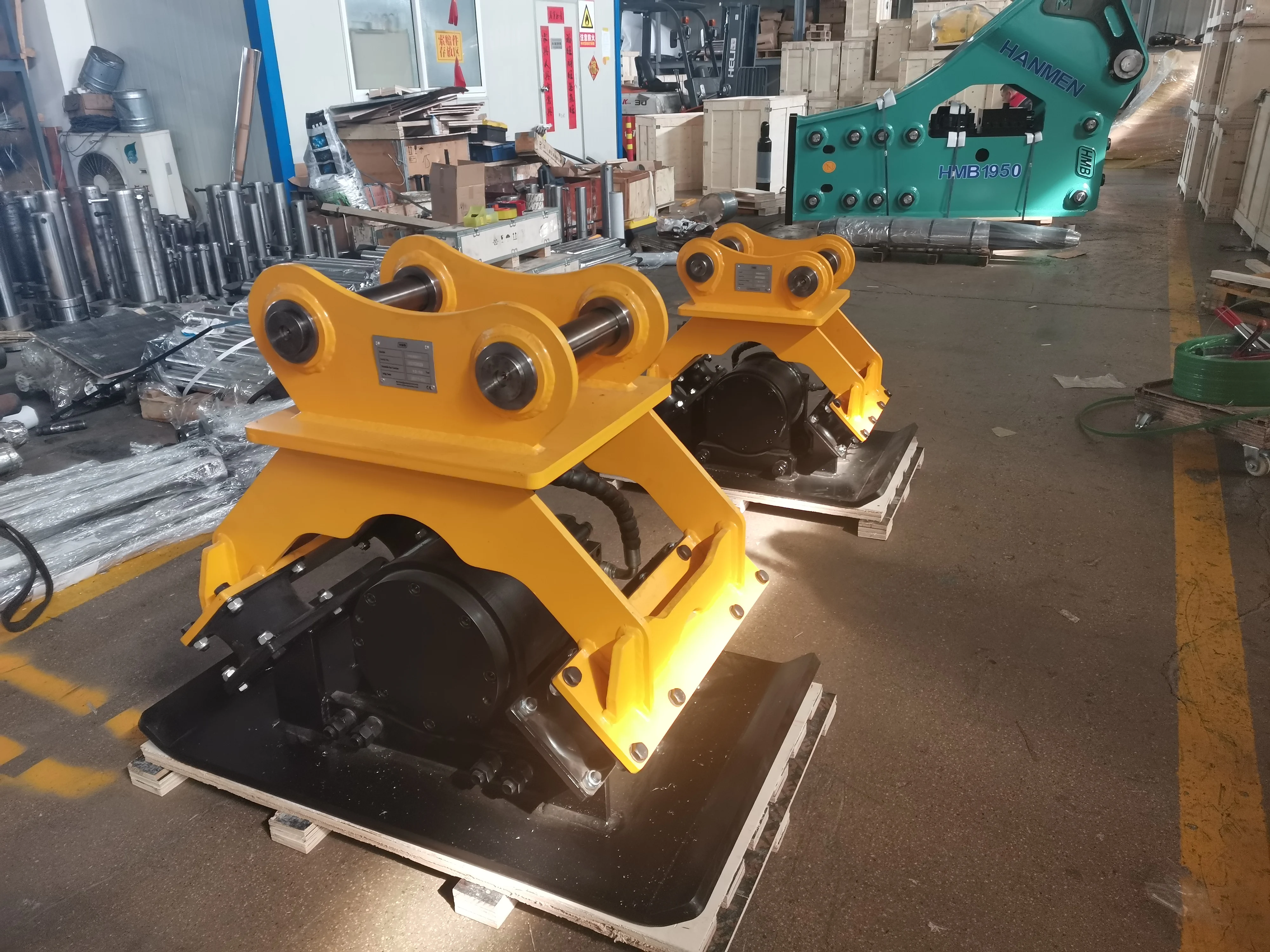 Mini Excavator Soil Vibrator Hydraulic Plate Compactor for excavator machinery