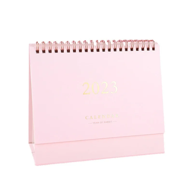 Monthly Stand Flip Cover Desk Custom Print Calendar 2023