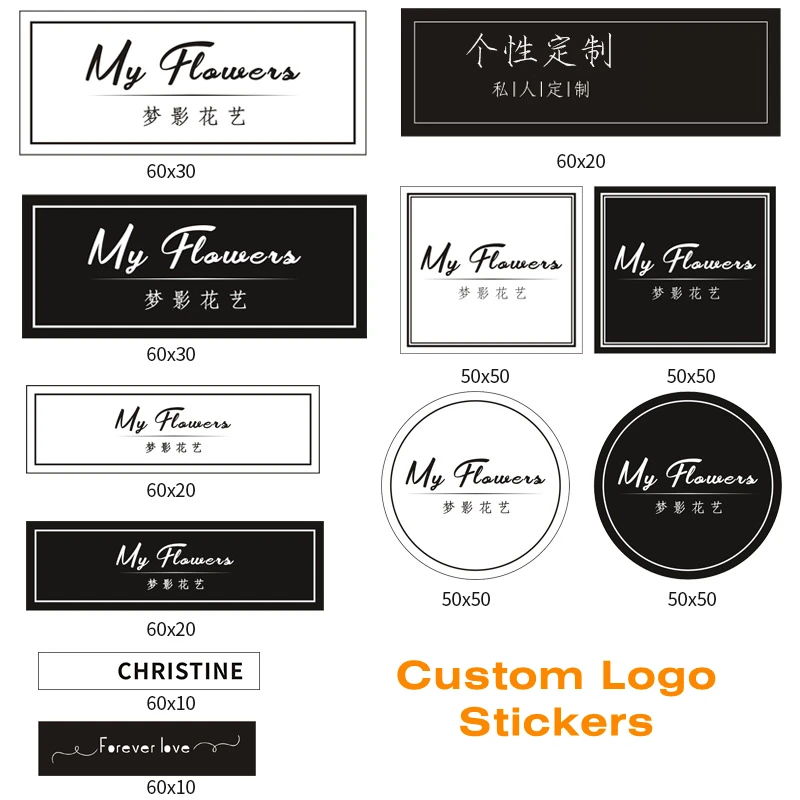 Custom Printing Waterproof Label  LOGO Stickers Die Cut Label Logo Stickers Adhesive Coated Paper Label Stickers