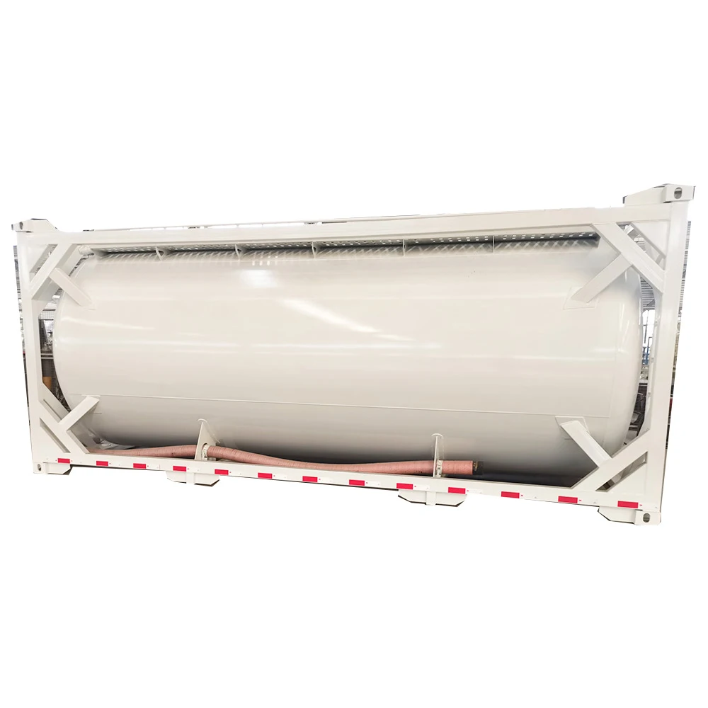 20 Feet 21 M3 Powder Tank Container Enables Intermodal Acceptance of Custom Cement Tank Containers