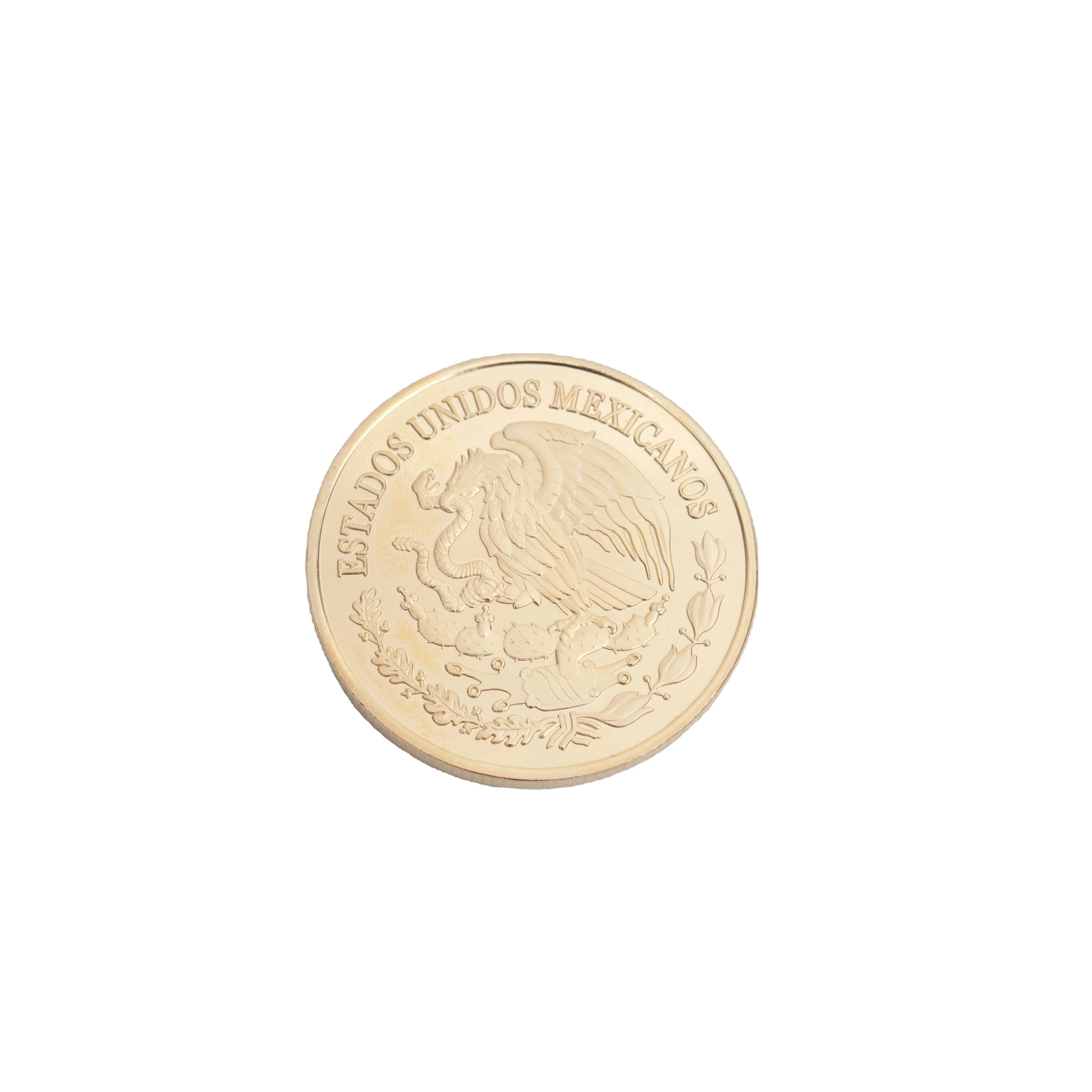 Factory hot sale personalized coins liberty commemorative eagle ocean gold medals foreign coins gold and silver coins wholesale
