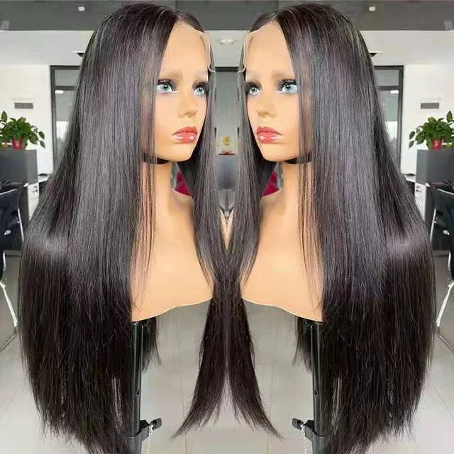 2023 New arrived T part lace 13*4*1 human hair blend wigs deep body wave STW wigs wholesale cheap prices blend hair manufacturer