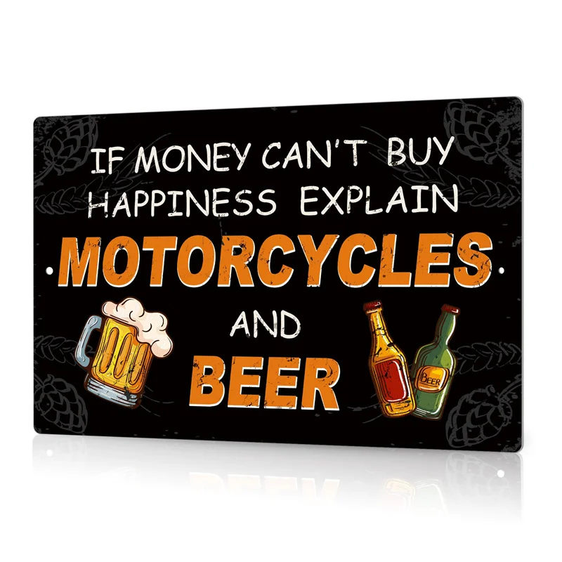 Tin Signs Wholesale High Quality Personalized Custom Pattern Logo Christmas Metal Tin Sign for Bar Garage Mancave Wall Decor