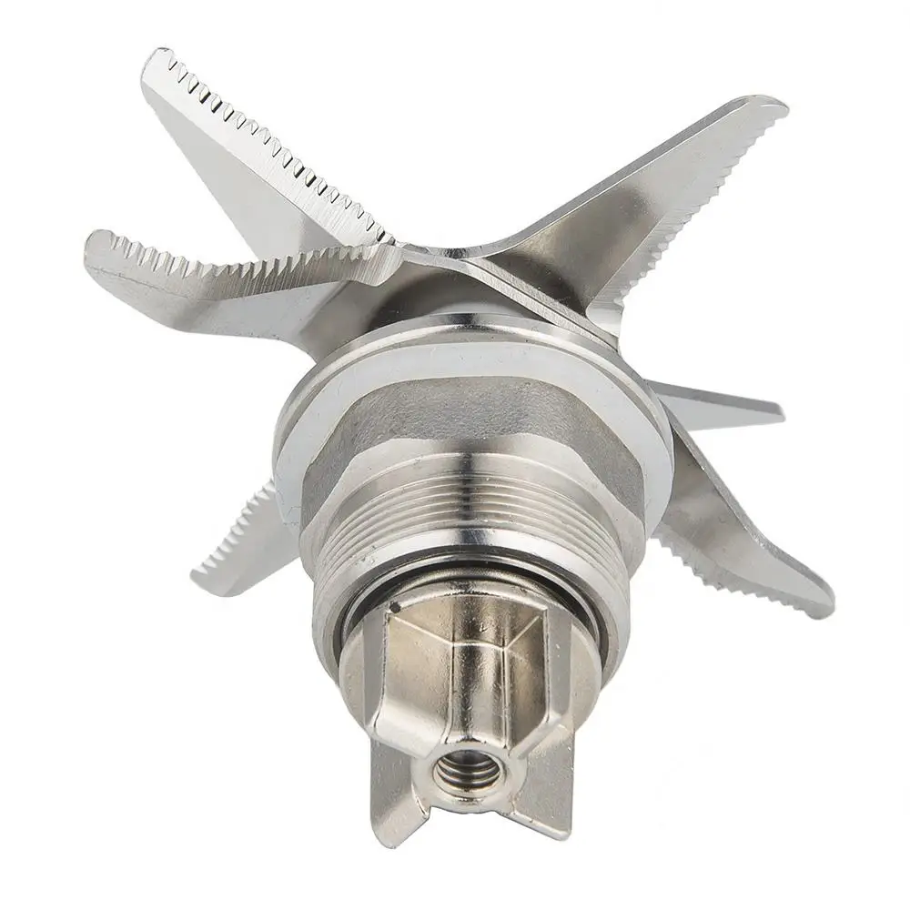 Commercial mixer accessories stainless steel blade knife double cup silver crest blender 4500w 6 blades