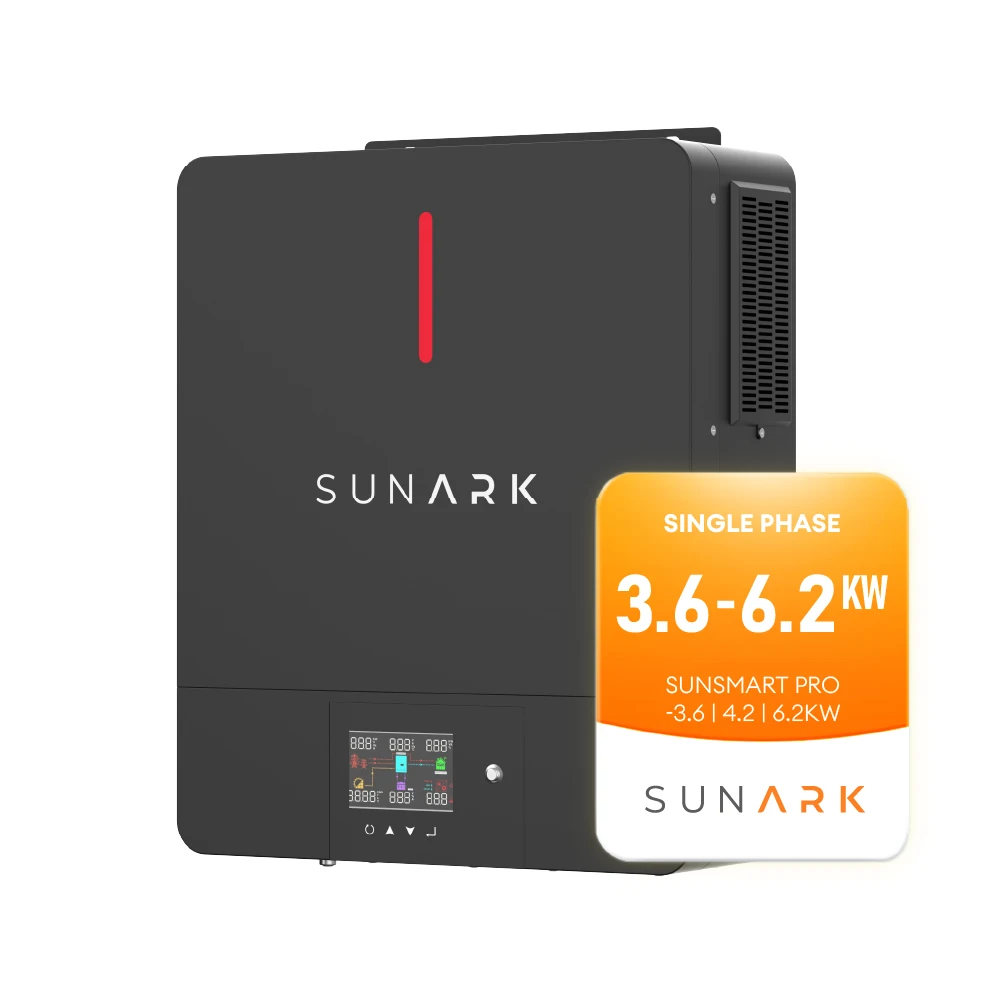 Однофазный Интеллектуальный солнечный инвертор SunArk низкочастотный 3600 Вт 5000 6 2 кВт гибридный