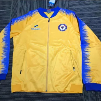 custom logo football club training suits Long sleeve Zipper jacket soccer suit