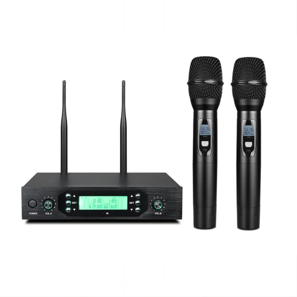 Professional UHF wireless microphone home KTV conference stage performance dynamic handheld wireless microphone