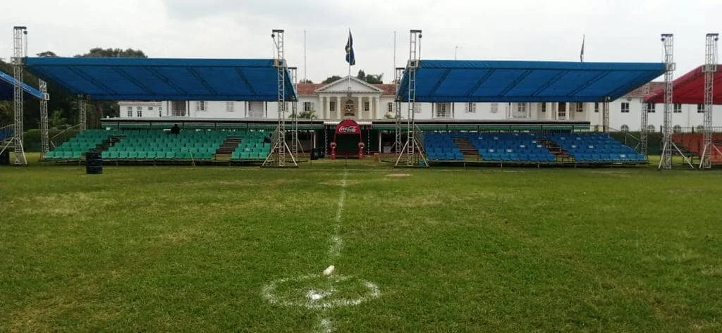 Steel retractable demountable tiers tribune stand soccer filed grandstand seat