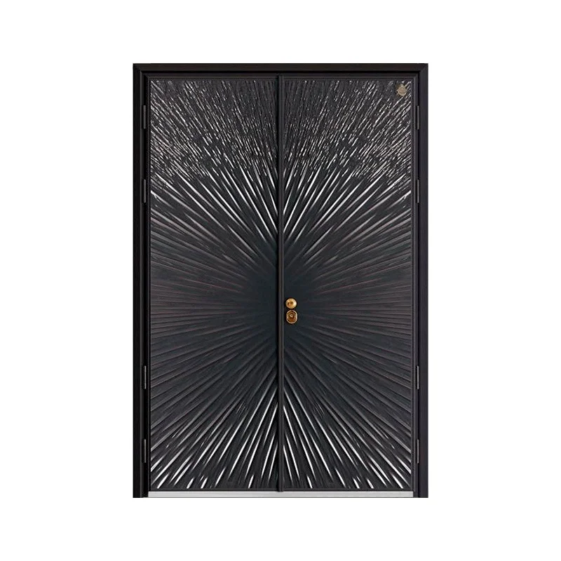 Luxury royal security steel door  High-end Exterior Door cast aluminum door for wholesale